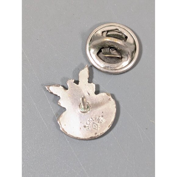 Vintage Sterling Silver US Navy 20 Year Service Pin Small Tack - Picture 3 of 6